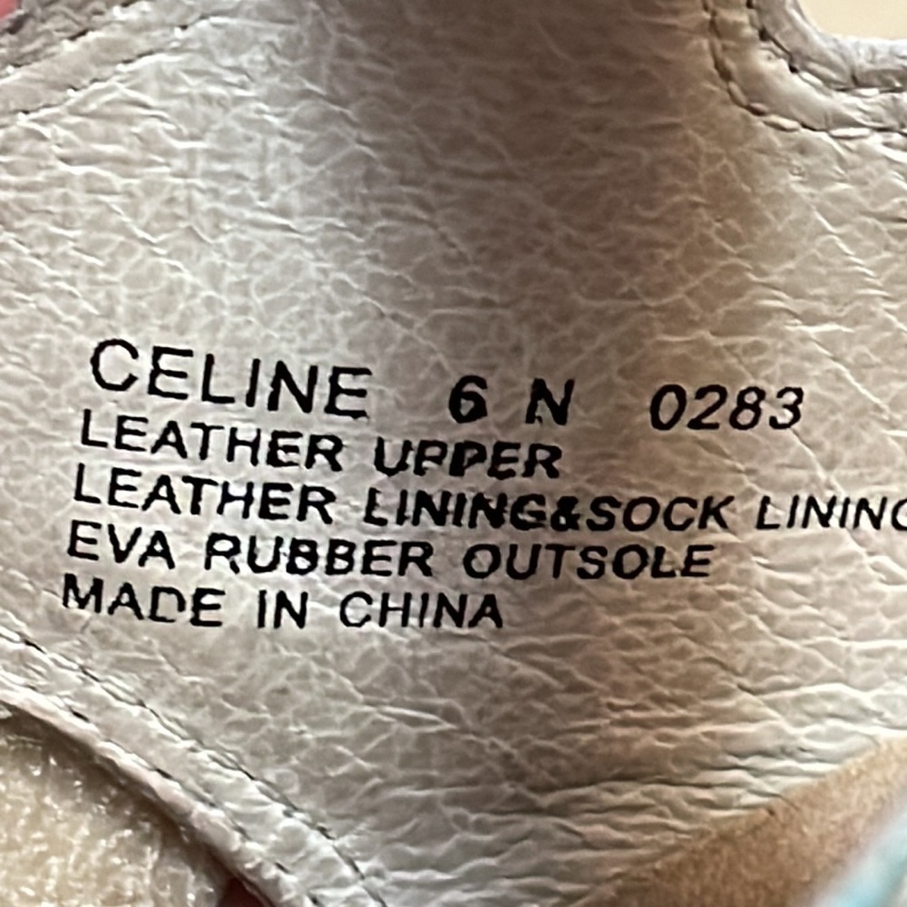 ABEO Bio System Celine Rainbow Leather Sandals, Size 6 - Picture 9 of 9
